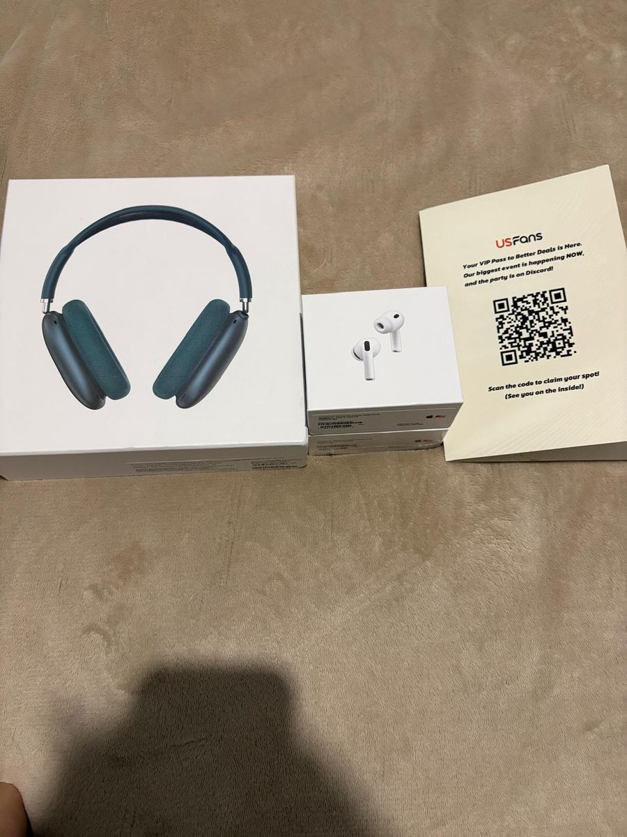 Electronics haul shown in the original community post